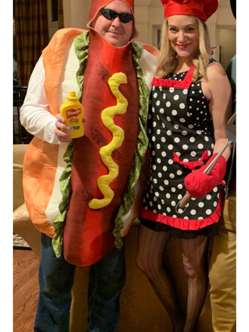 Spirit Halloween Mens Hot Dog Costume Adult One Size Fits Most - Picture 2 of 4